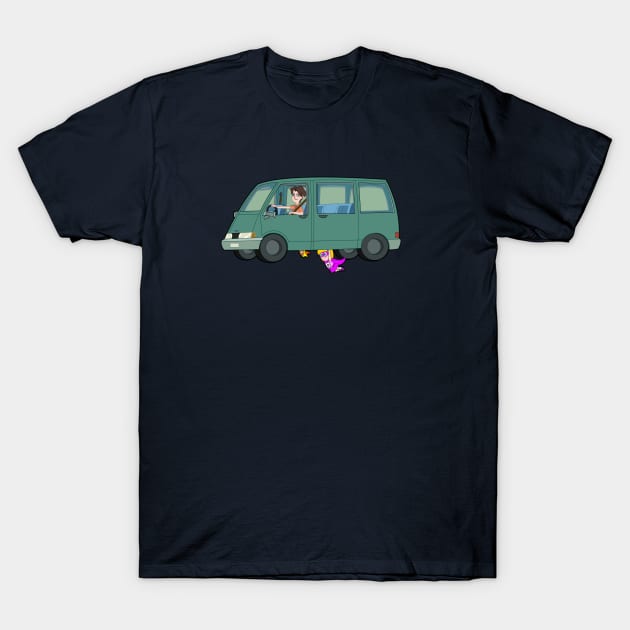 Also Kevin in the Minivan T-Shirt by RobotGhost